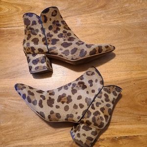 Cole Haan Leopard Booties